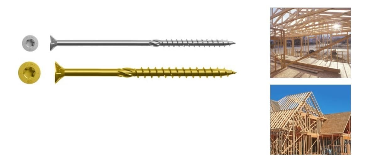 6x50 Torx Ahşap Vidası 100 adet